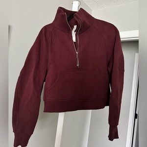 Lululemon Scuba Oversized Funnel Neck Half Zip Size XS/S